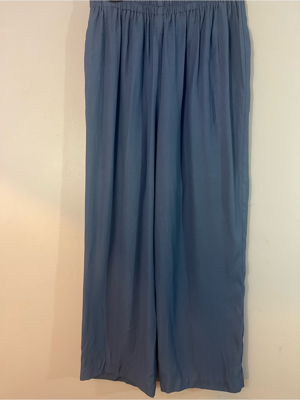 Vintage Richard’s by Karen Kwong 14W Blue Wide Leg Pull-On Pants